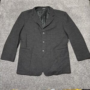 Vintage J. Ferrar Men's Wool Blazer Size 46R, Made in Uruguay